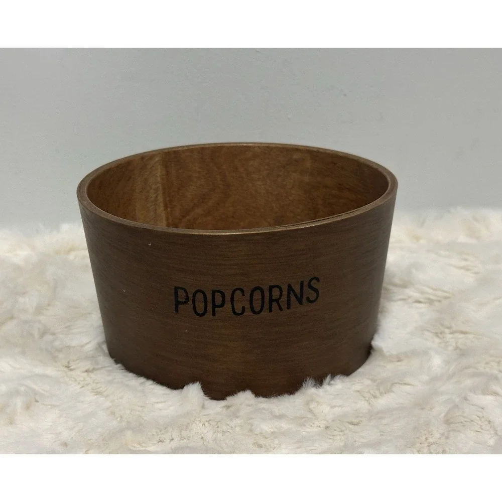Vtg Nesting Bowls Nuts Chips Pretzels Peanuts Japan‎ Barware MCM Teak Wood?